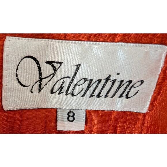 Vintage Tailored Raw Silk Dupioni Longline Blazer Jacket Women 8‎ Made in USA - Picture 4 of 8